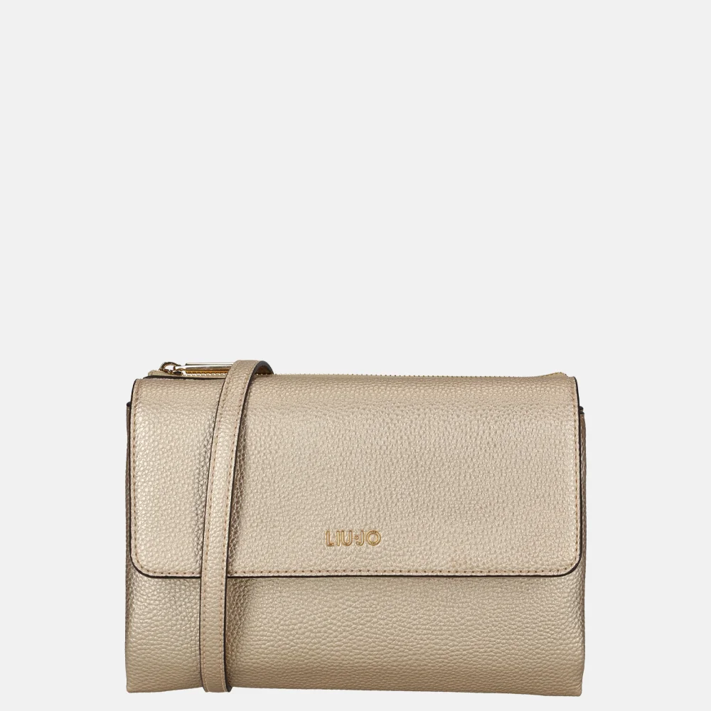 Liu Jo crossbody tas S light gold bij Duifhuizen